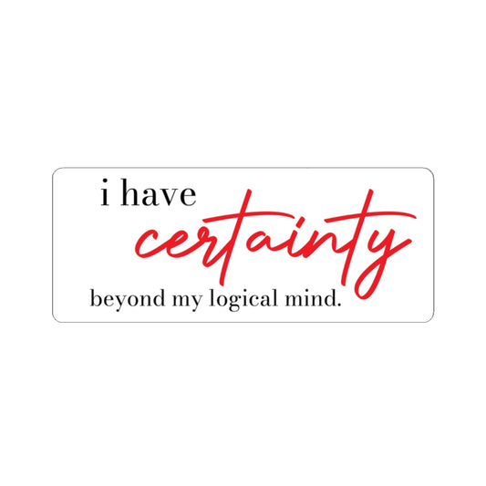 Certainty